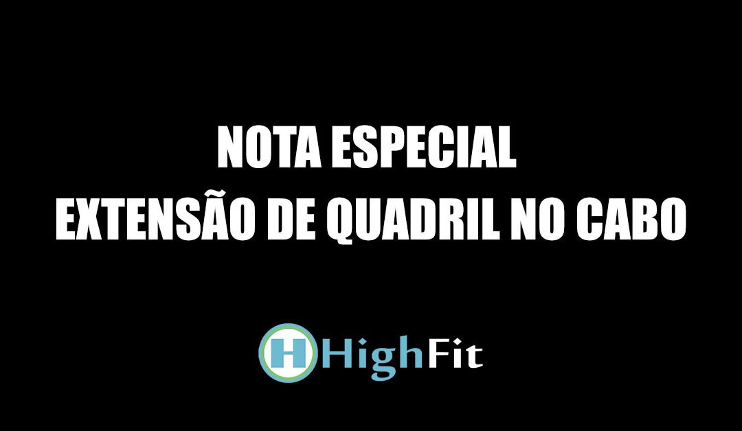 Extensão de Quadril no Cabo